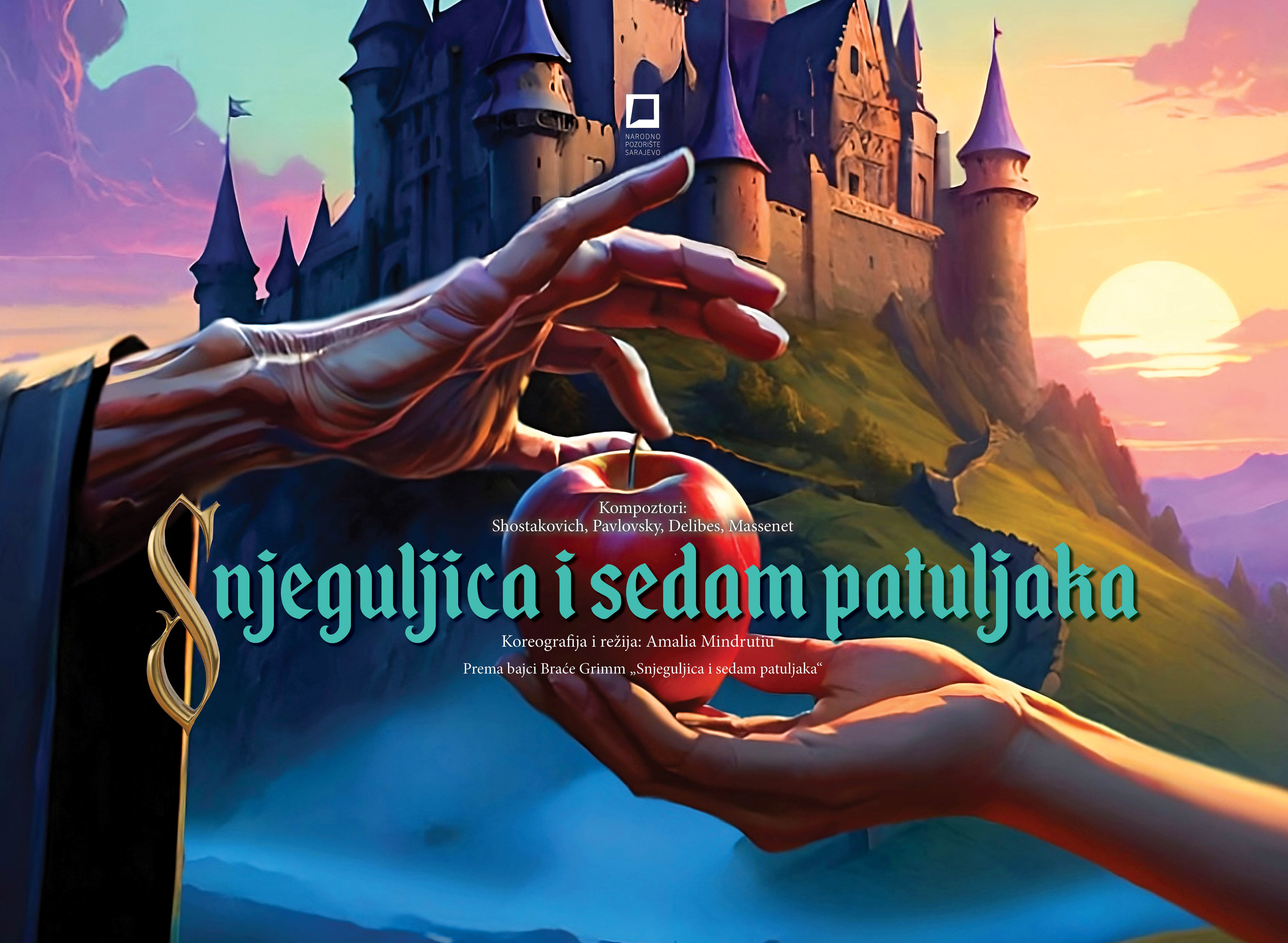 Ljubitelji baleta moći će uživati u igri Tamare Ljubičić/Nataše Gaponko koje će utjeloviti ulogu Snjeguljice