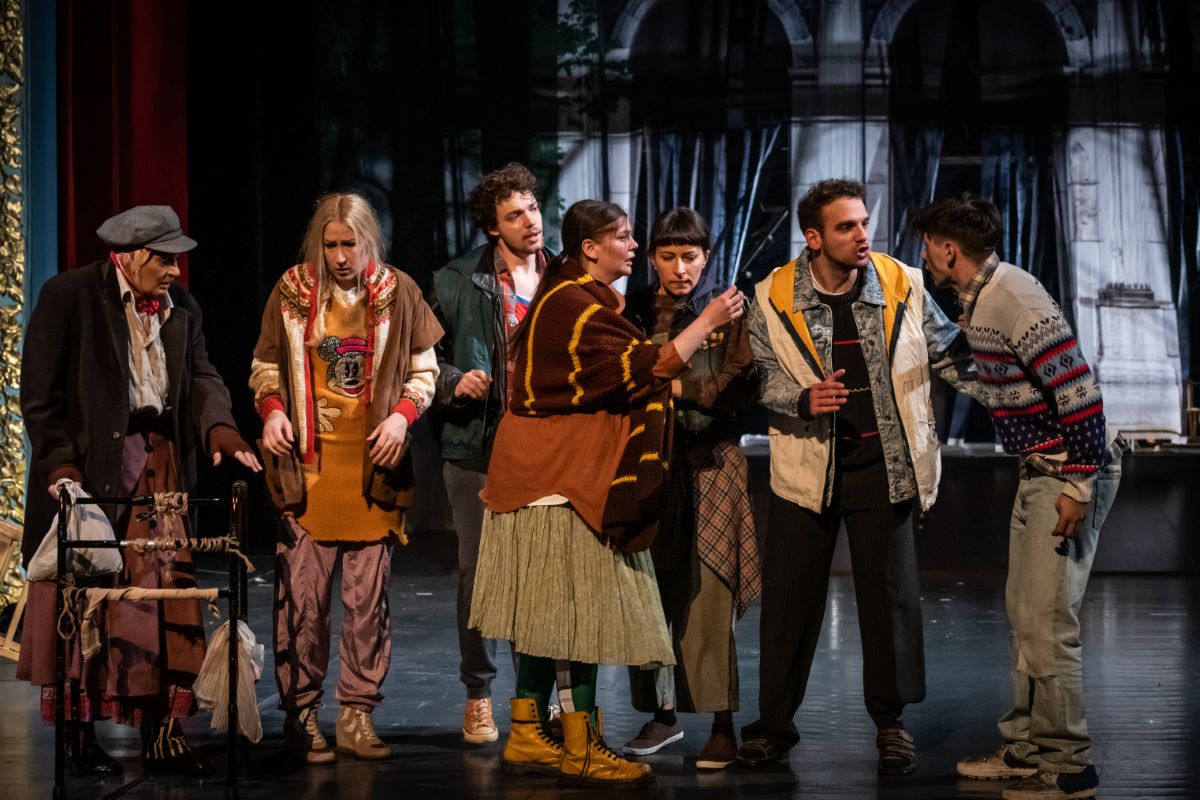 Rađena prema tragediji dramatičara Eshila, u režiji Slobodana Unkovskog